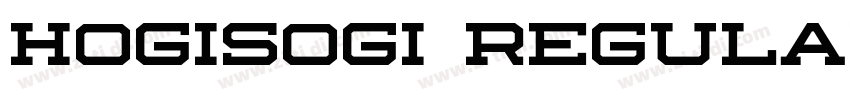 Hogisogi Regular字体转换 Hogisogi Regular字体转换